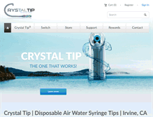 Tablet Screenshot of crystaltip.com